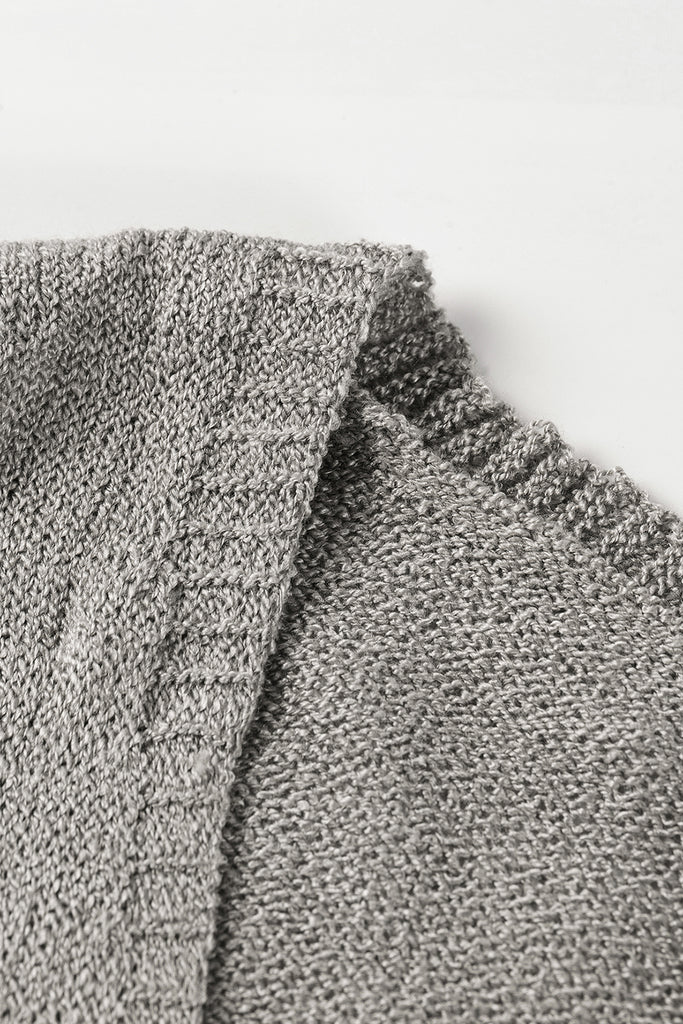 1-Short Sleeve Cardigan Long