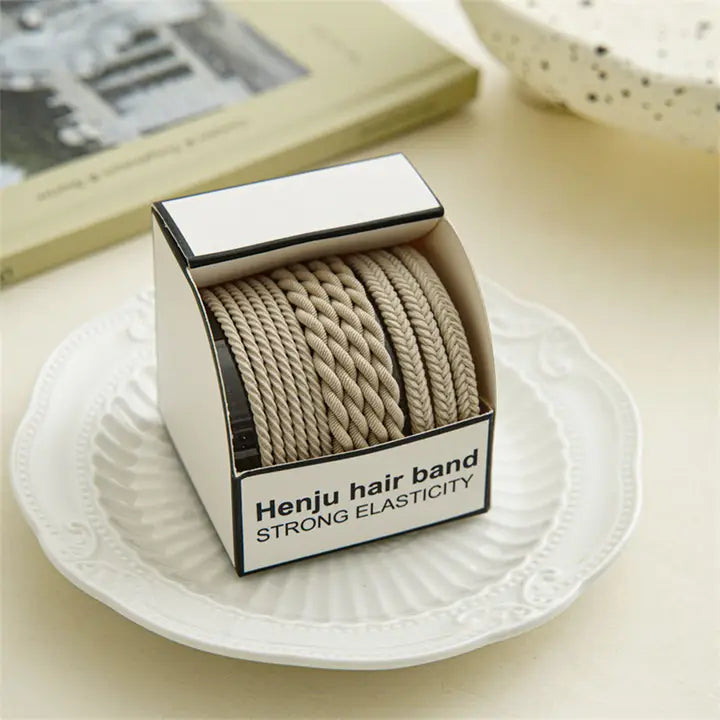 Braided Hair Tie - 10pcs
