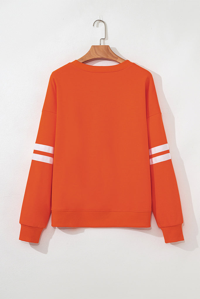 Tracey Varsity Stripe Sweatshirt