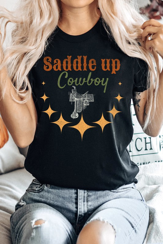 Saddle Up Cowboy Graphic Tee