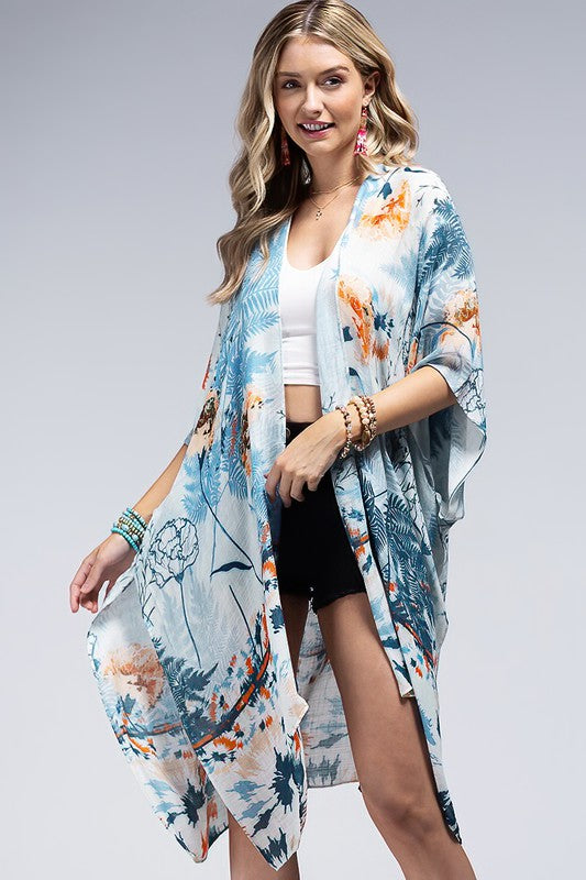 Indigo Morning Kimono