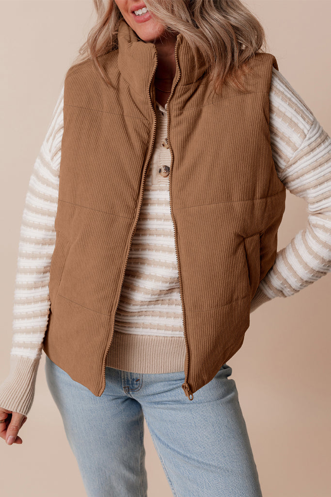 1-Corduroy Puffer Vest