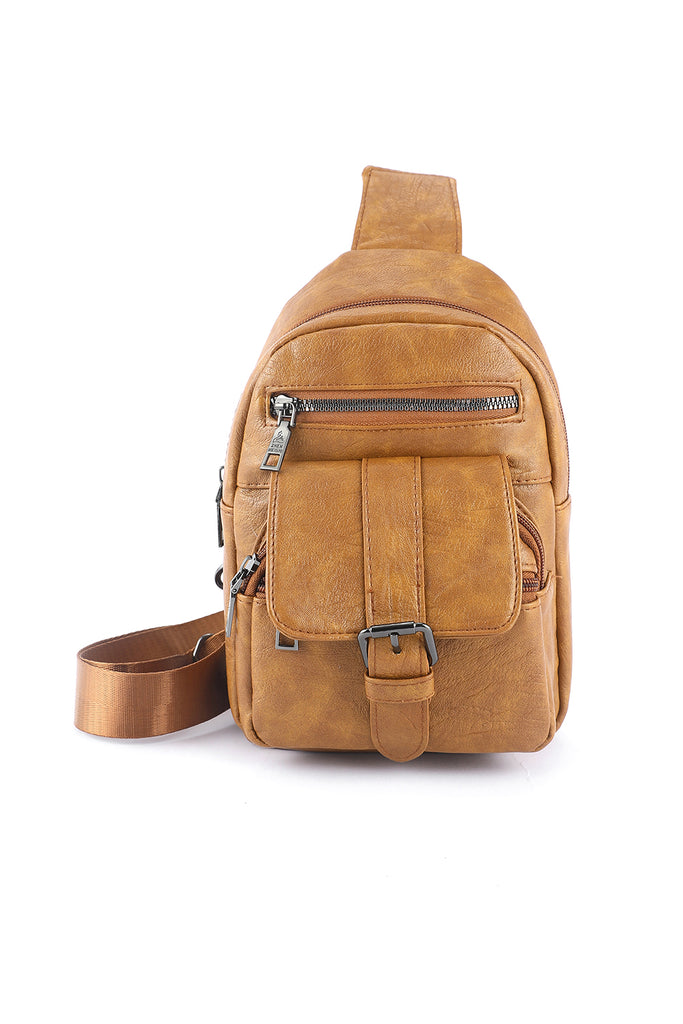 Vintage Multi Pocket Sling Bag