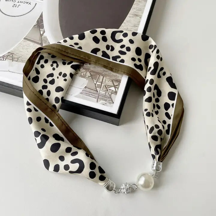 Magnetic Silk Scarf Necklace