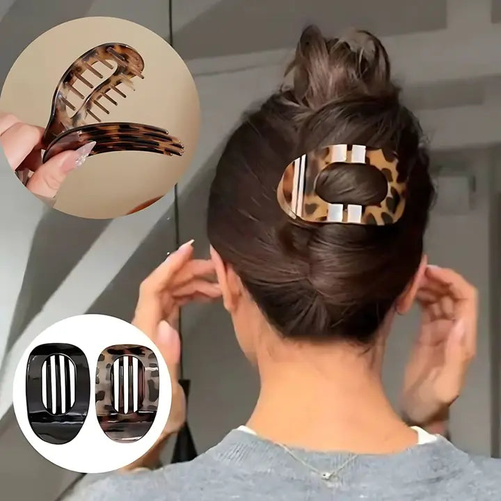 Oval Hair Clamp Clip