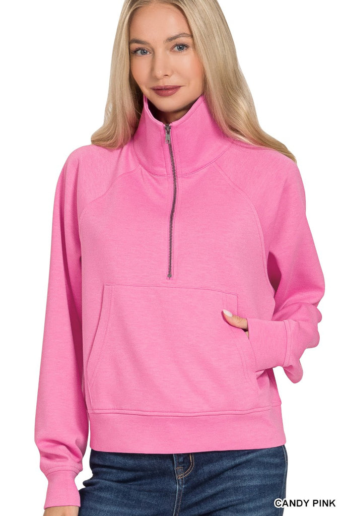 1-HALF ZIP PULLOVER