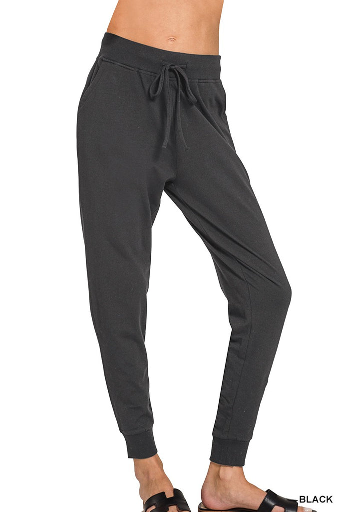 1-COTTON JOGGER PANTS