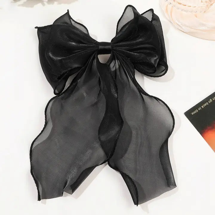 Silky Bow Hair Clip