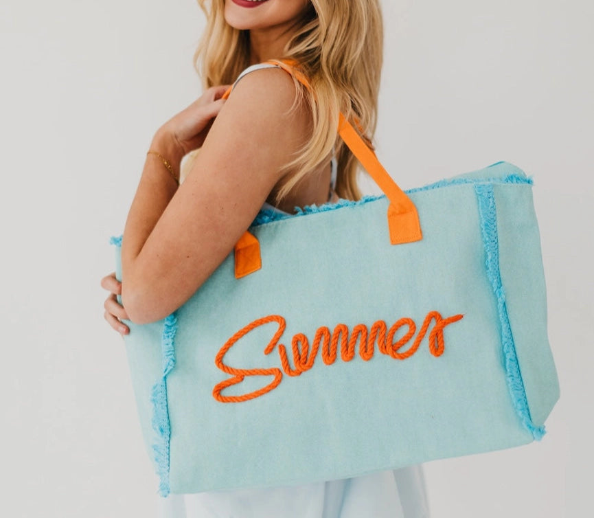 Summer Sunshine Beach Tote Bag