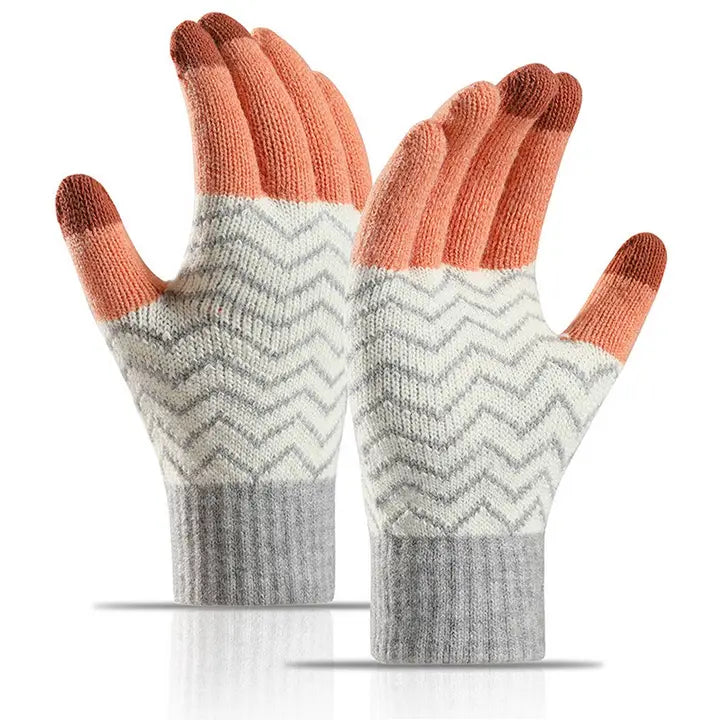 Jacquard Knit Gloves