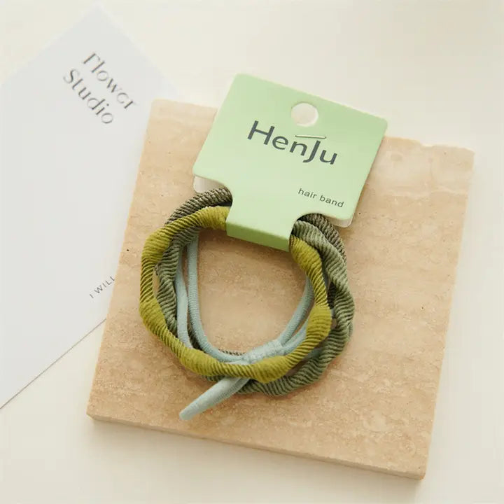 Candy-Colored Simple Hair - 4PCS