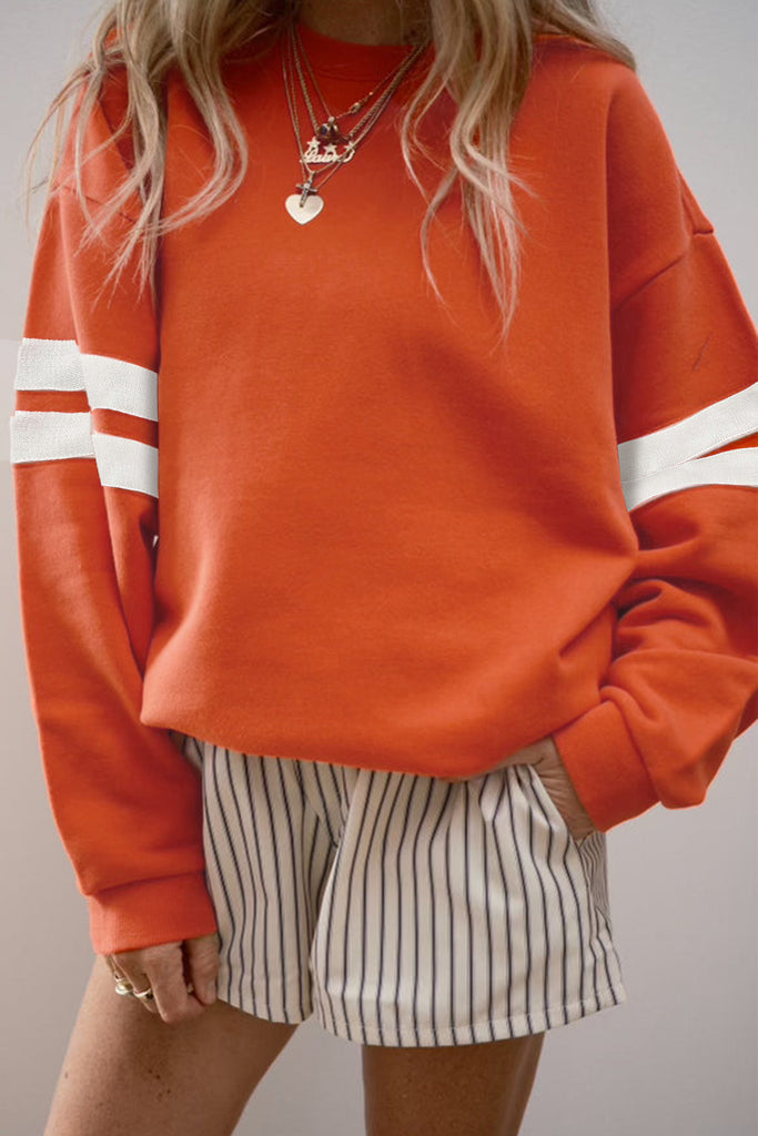 Tracey Varsity Stripe Sweatshirt