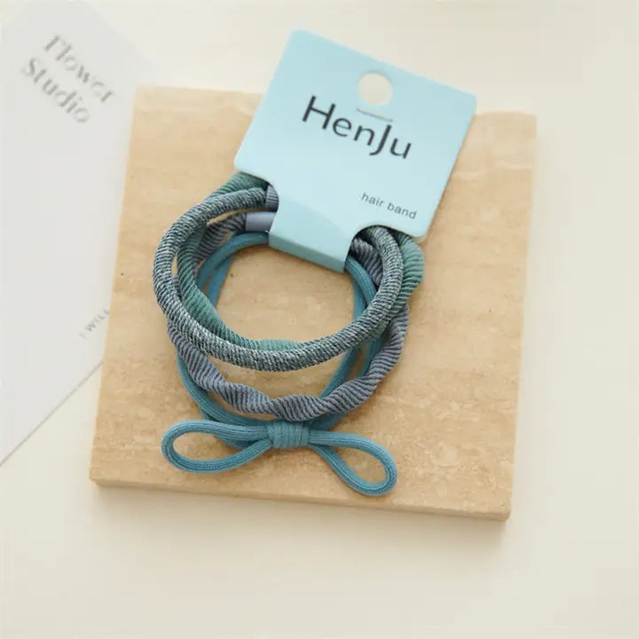 Candy-Colored Simple Hair - 4PCS