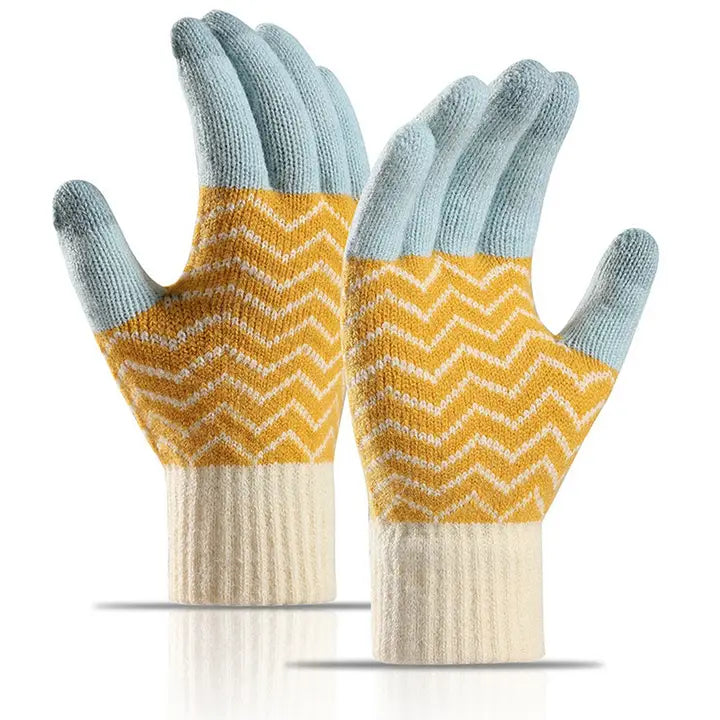 Jacquard Knit Gloves