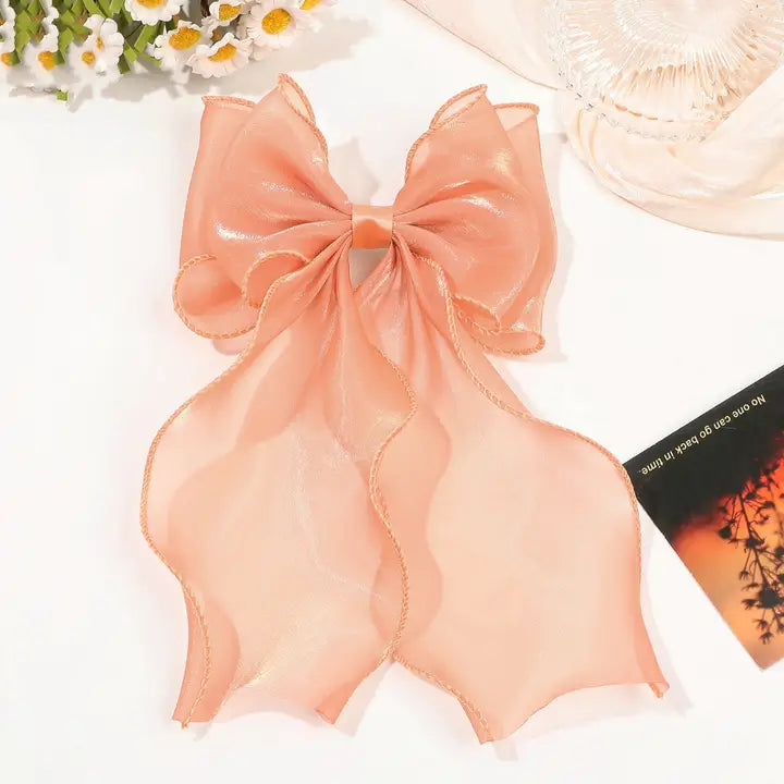 Silky Bow Hair Clip