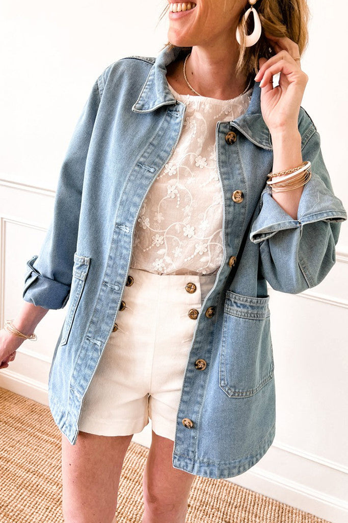 1-Slit Button Jacket