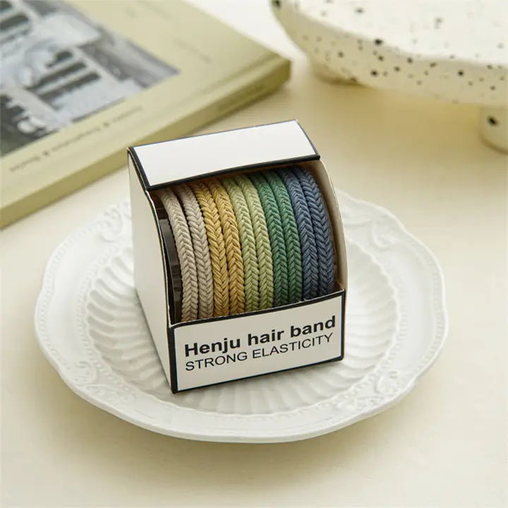 Braided Hair Tie - 10pcs
