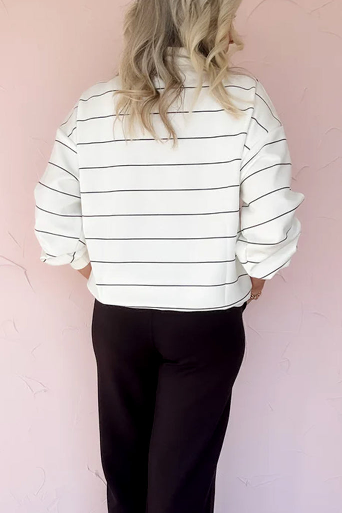 1-V Neck Zip Top