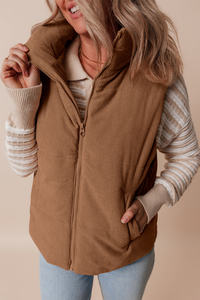 1-Corduroy Puffer Vest