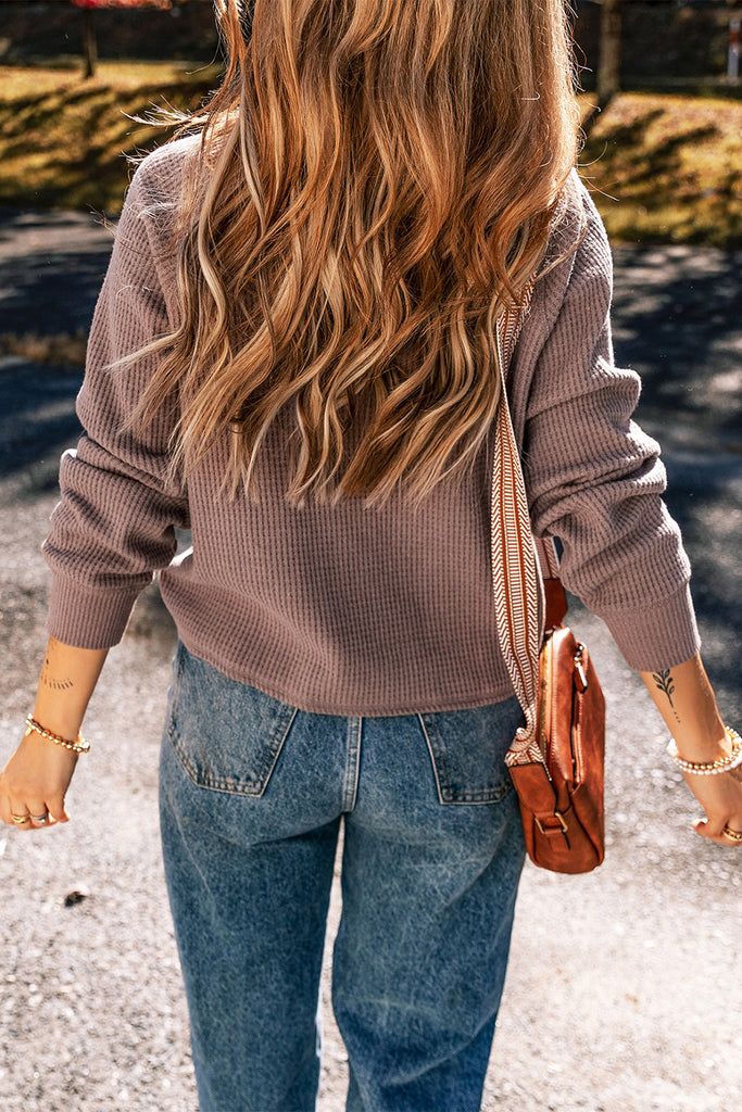 Karson  Henley Long Sleeve Top