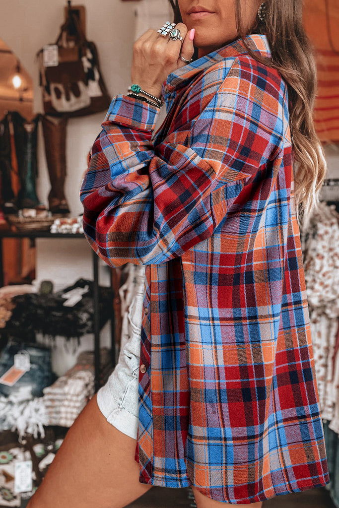 Lorelei  Red Plaid Vintage Shirt