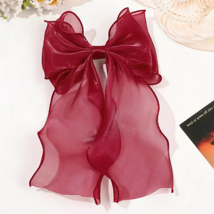 Silky Bow Hair Clip