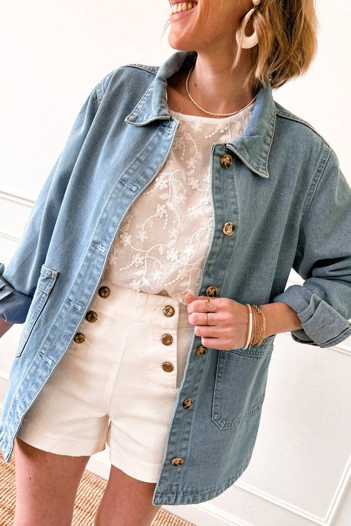 1-Slit Button Jacket