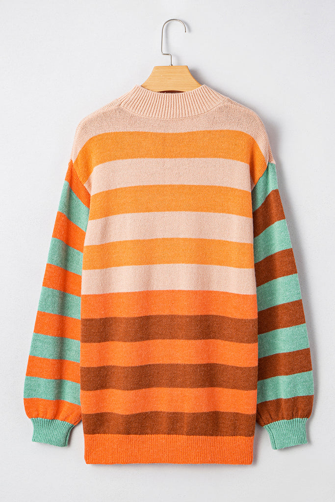 1-Autumn Stripe Sweater