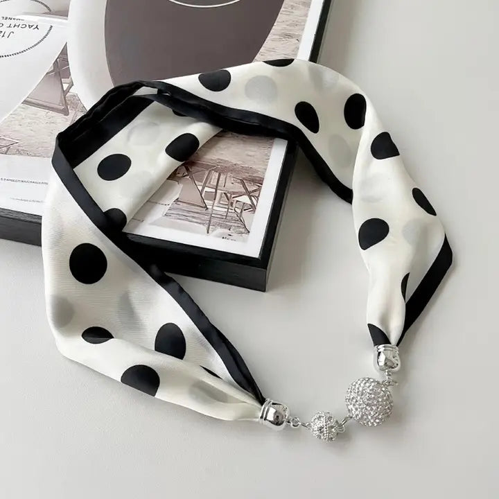Magnetic Silk Scarf Necklace