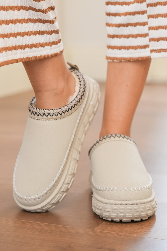 Plush Platform Slippers