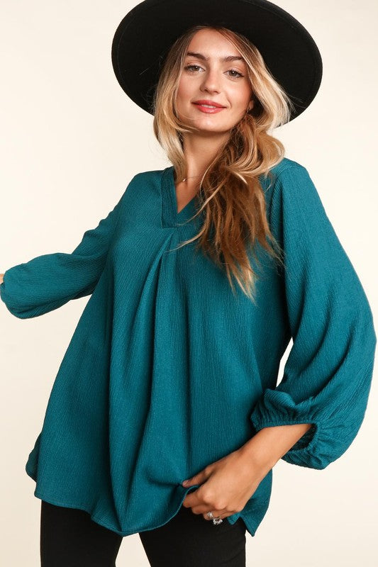 Maria Bubble Sleeve Blouse