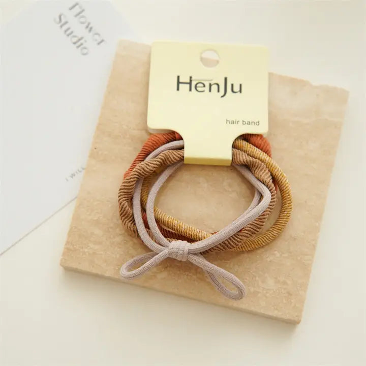 Candy-Colored Simple Hair - 4PCS