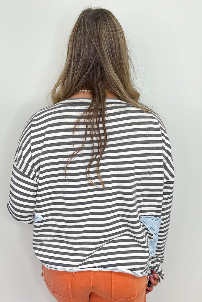 1-Star Patch Knit Top