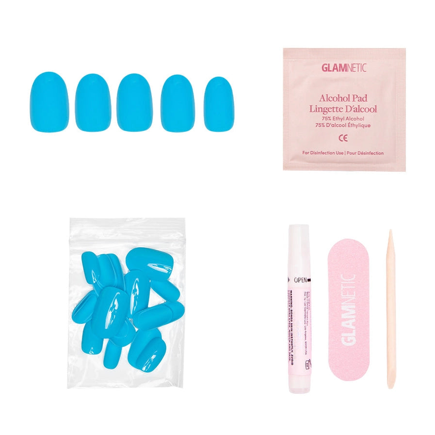 GLAMNETIC - Press-On Nails, Short Round