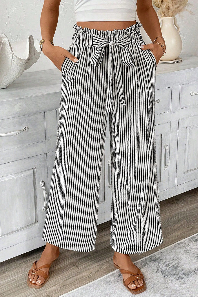 1-Stripe Casual Pants