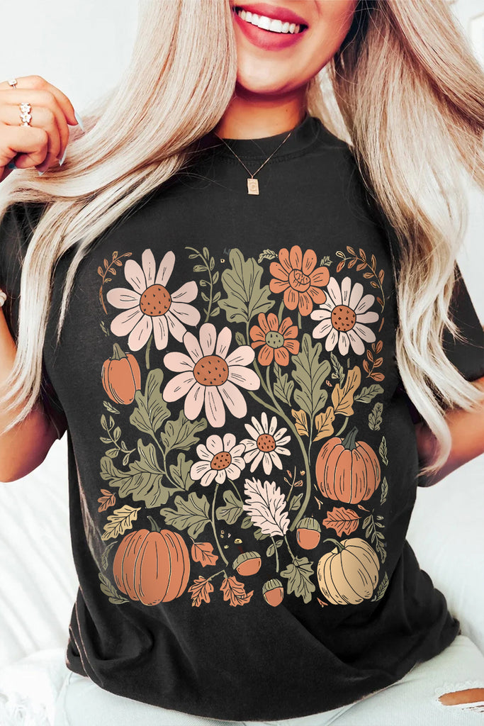 Wildflower Pumpkin Graphic Tee
