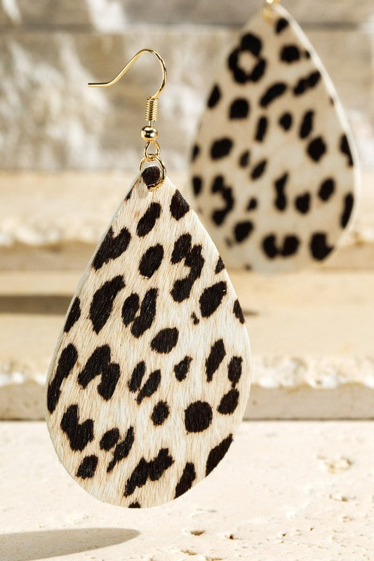 Animal Print Earrings