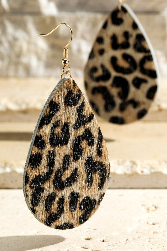 Animal Print Earrings