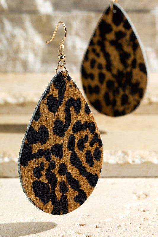 Animal Print Earrings