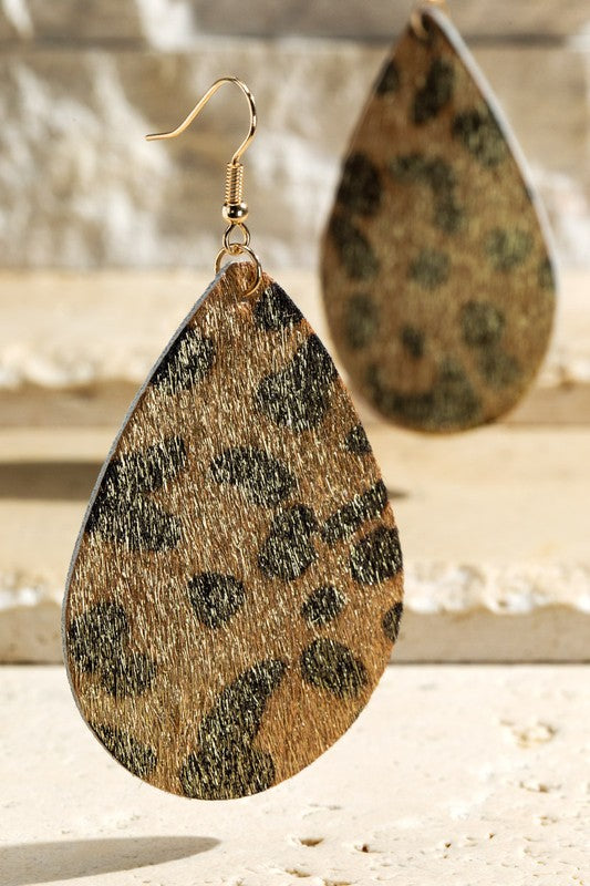 Animal Print Earrings