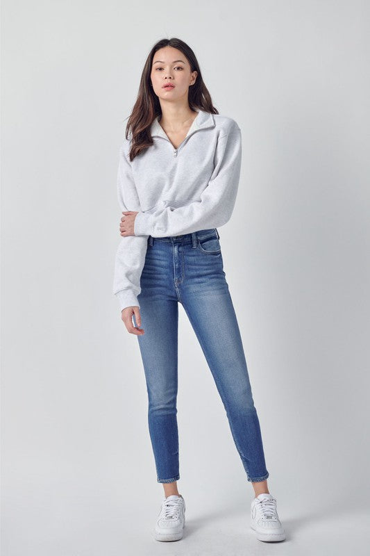 Cello High Rise Crop Skinny